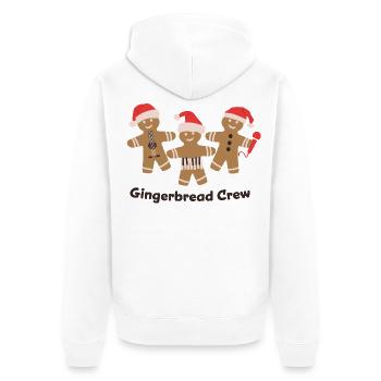 Musique du Gingerbread Crew - Veste à capuche bio Premium Unisexe - blanc - Dos - Thijin (182cm)