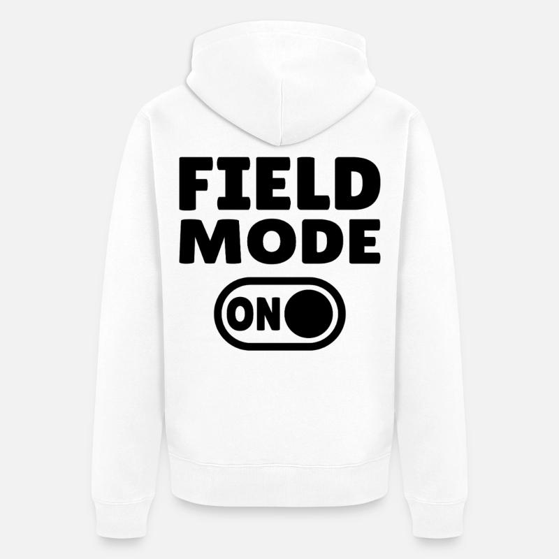 Mode terrain ACTIVÉ – Athlétisme - Veste à capuche bio Premium Unisexe - blanc