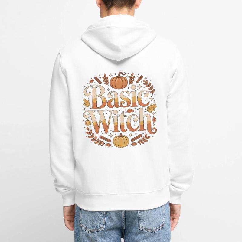Witchcraft Basic Witch Enchanted Tarot Reading Unisex Premium Bio Zip Hoodie
