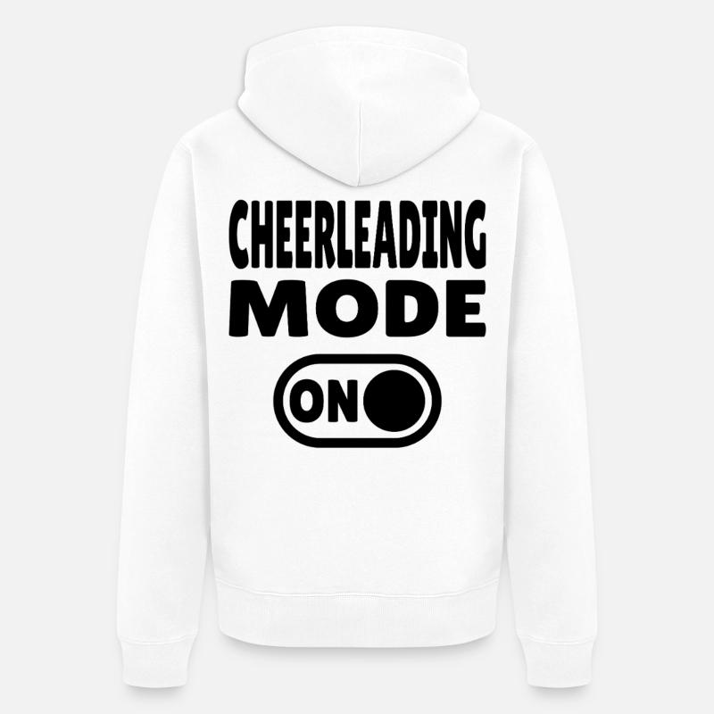Mode cheerleading activé - Cheerleaders - Veste à capuche bio Premium Unisexe - blanc