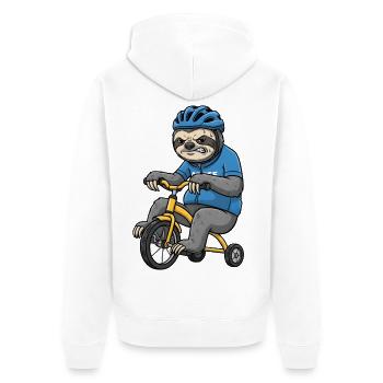 Vélo de route Vélo Vélo Sport Vélo VTT - Veste à capuche bio Premium Unisexe - blanc - Dos - Thijin (182cm)
