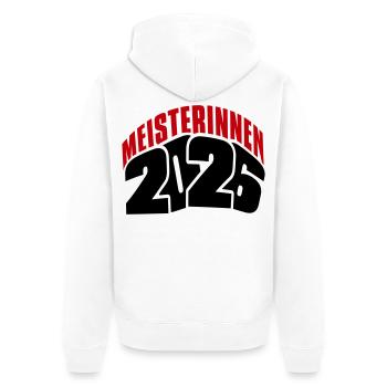 Champion 2026 Champion - Unisex Premium Organic Zip Hoodie - white - Back - Thijin (182cm)