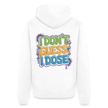 Pharmacien hospitalier Je ne dirais pas pharmaceutique - Veste à capuche bio Premium Unisexe - blanc - Dos - Thijin (182cm)
