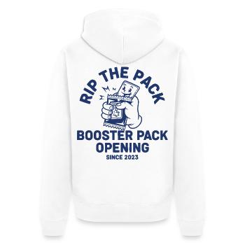 Carte à collectionner d’ouverture du pack d’extension Rip The Pack - Veste à capuche bio Premium Unisexe - blanc - Dos - Thijin (182cm)