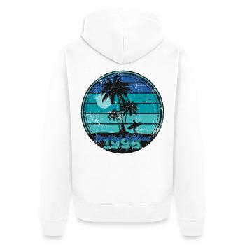 Edition limitée 1996 - Veste à capuche bio Premium Unisexe - blanc - Dos - Thijin (182cm)