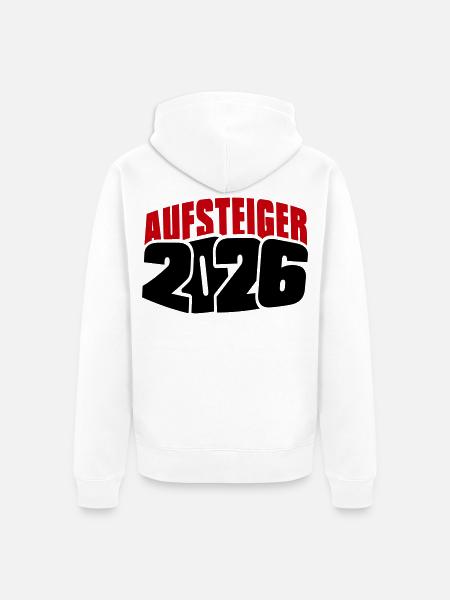 Promoted 2026 Promotion - Unisex Premium Organic Zip Hoodie - white
