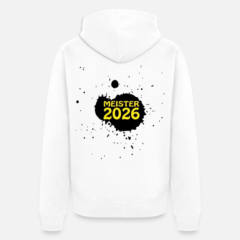 Champion 2026 Championship - Veste à capuche bio Premium Unisexe - blanc
