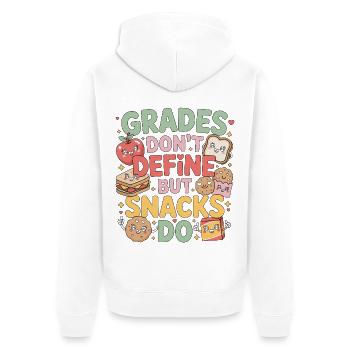 Les classes des enseignants du primaire ne définissent pas l’éducation - Veste à capuche bio Premium Unisexe - blanc - Dos - Thijin (182cm)