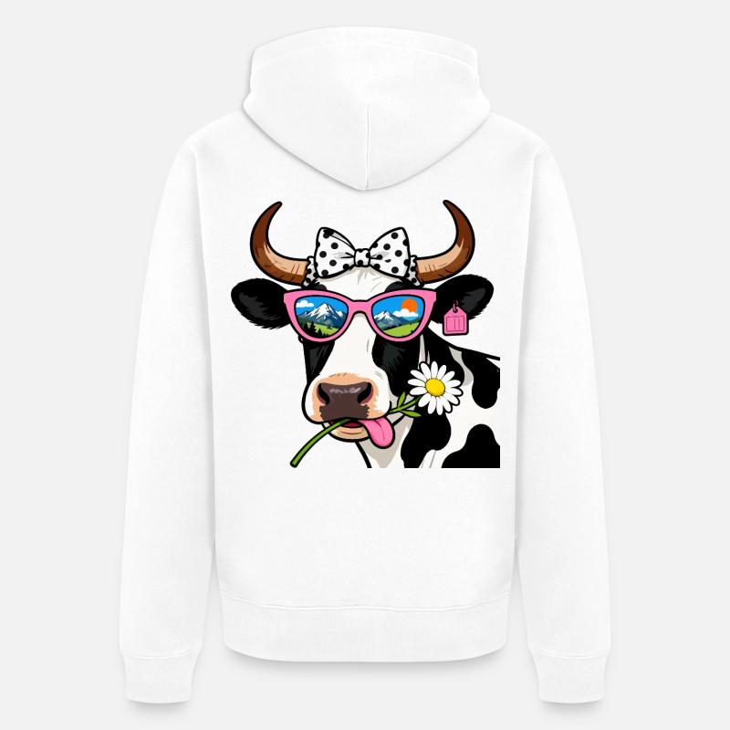Ko-natur Bjerge - Ekologisk premiumluvjack unisex - vit