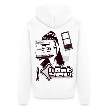 I Got You Ciné Graphic - Veste à capuche bio Premium Unisexe - blanc - Dos - Thijin (182cm)