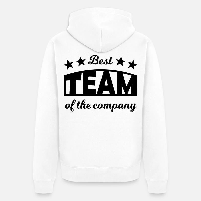 Team Player - Veste à capuche bio Premium Unisexe - blanc