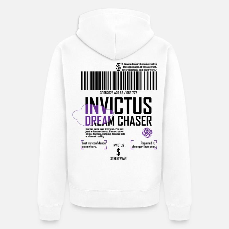 Chasseur de rêves - Veste à capuche bio Premium Unisexe - blanc