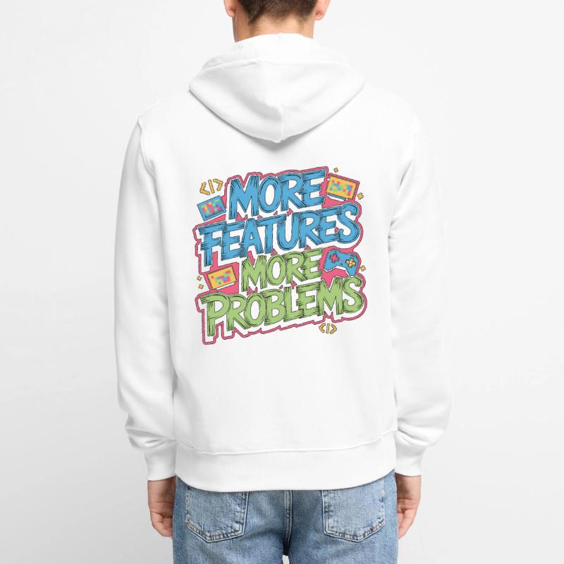 Game Developer More Features More Web Developer Unisex Premium Bio Zip Hoodie