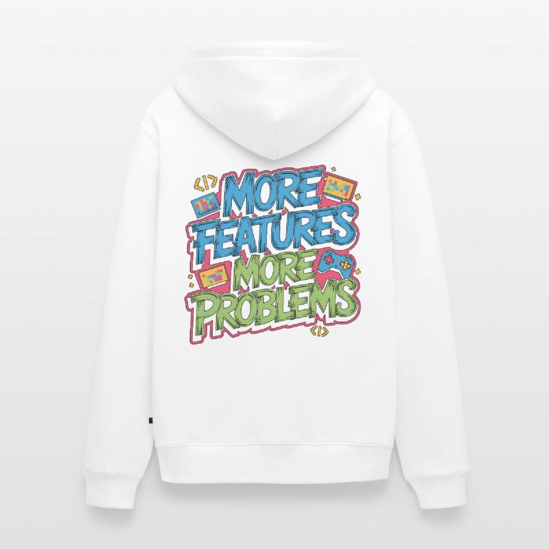 Game Developer More Features More Web Developer Unisex Premium Bio Zip Hoodie