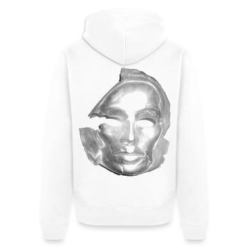 Face Face Mask Old Beauty Mystical Illusion - Unisex Premium Organic Zip Hoodie - white - Back - Thijin (182cm)