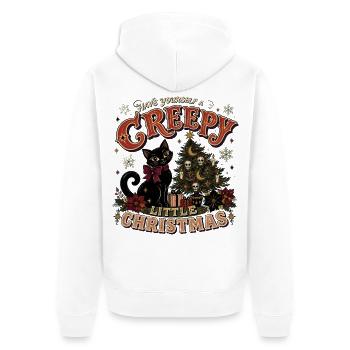 Passez un Noël flippant - Veste à capuche bio Premium Unisexe - blanc - Dos - Thijin (182cm)