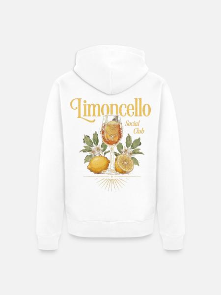 Limoncello Sozialclub - Unisex Premium Bio Zip Hoodie - Weiß