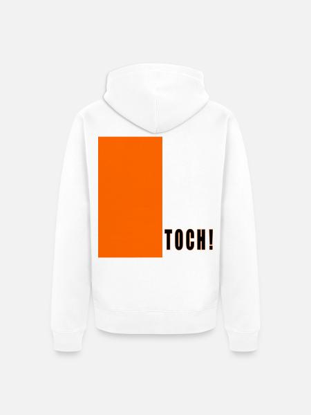 DENNOCH - Unisex Premium Bio Zip Hoodie - Weiß