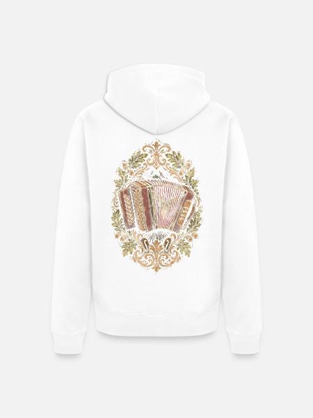 Cajun Kultur - Unisex Premium Bio Zip Hoodie - Weiß