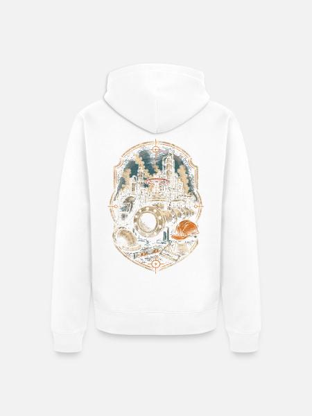 Rohrleger Rohrleitungsbauer - Unisex Premium Bio Zip Hoodie - Weiß