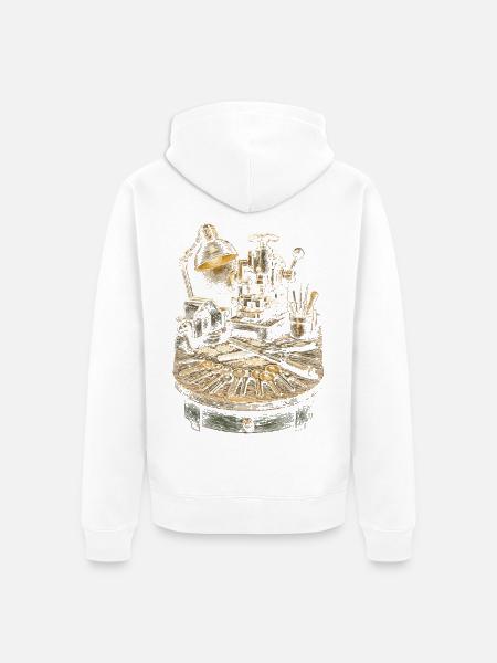 Schlosser Schlüsseldienst - Unisex Premium Bio Zip Hoodie - Weiß