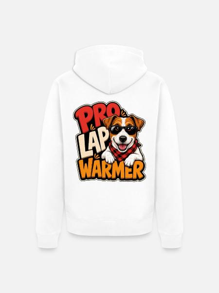 Jack Russell Terrier - Unisex Premium Bio Zip Hoodie - Weiß