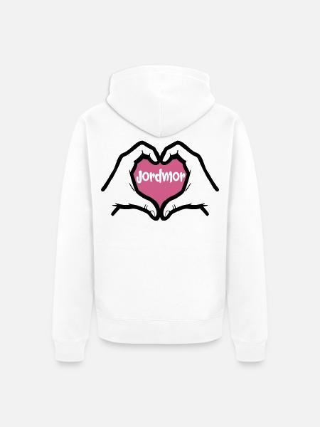 Norwegische Hebamme - Unisex Premium Bio Zip Hoodie - Weiß
