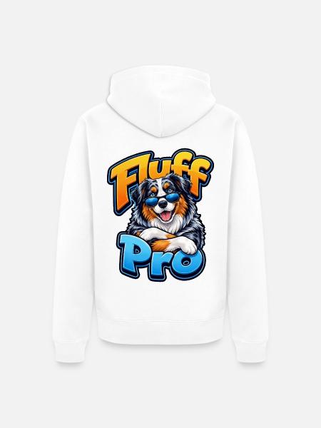 Australian Shepherd - Unisex Premium Bio Zip Hoodie - Weiß
