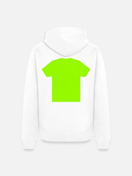 Shirt-Shirt - Unisex Premium Bio Zip Hoodie - Weiß