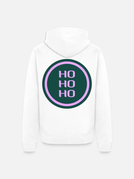 Weihnachten Sprüche - Unisex Premium Bio Zip Hoodie - Weiß