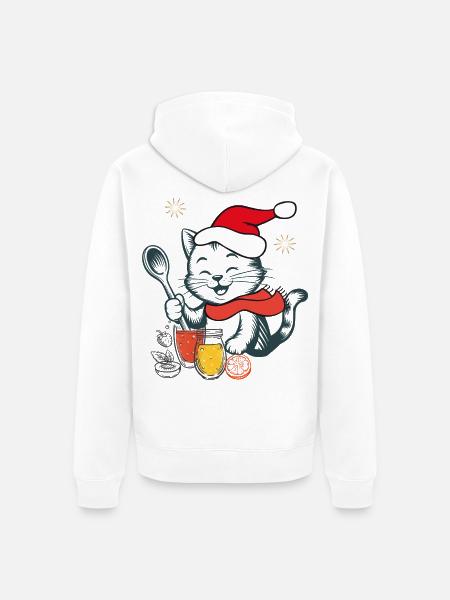 Christmas Party - Unisex Premium Bio Zip Hoodie - Weiß