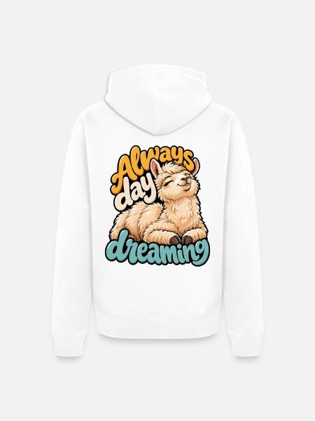 Alpaca - Unisex Premium Bio Zip Hoodie - Weiß