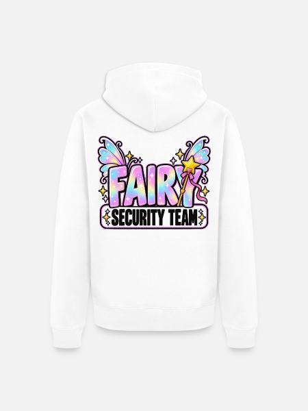 Feen Sicherheitsteam Design - Unisex Premium Bio Zip Hoodie - Weiß