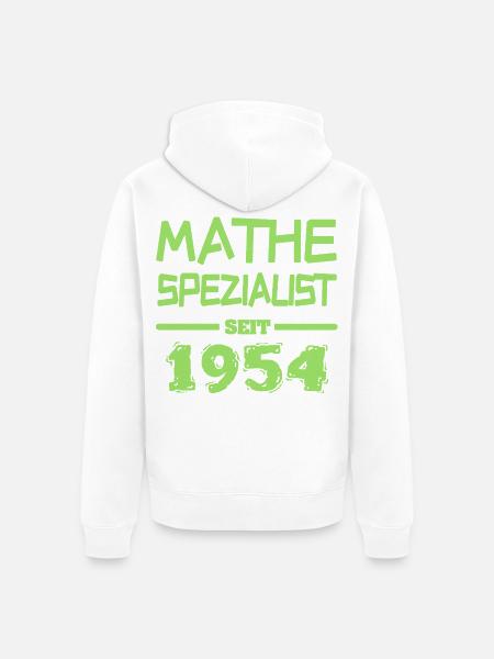 1954 - Unisex Premium Bio Zip Hoodie - Weiß