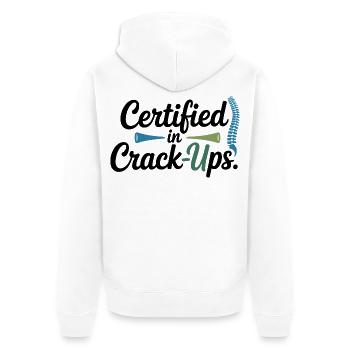Chiropractor Alignment Is Everything Professional - Unisex Premium Organic Zip Hoodie - white - Back - Thijin (182cm)