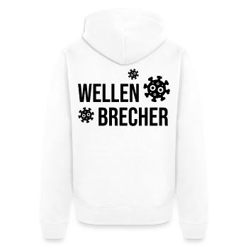 Breakwater - Word of the Year 2021 - Unisex Premium Organic Zip Hoodie - white - Back - Thijin (182cm)