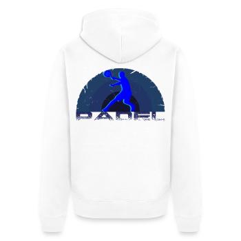 Padel - Veste à capuche bio Premium Unisexe - blanc - Dos - Thijin (182cm)