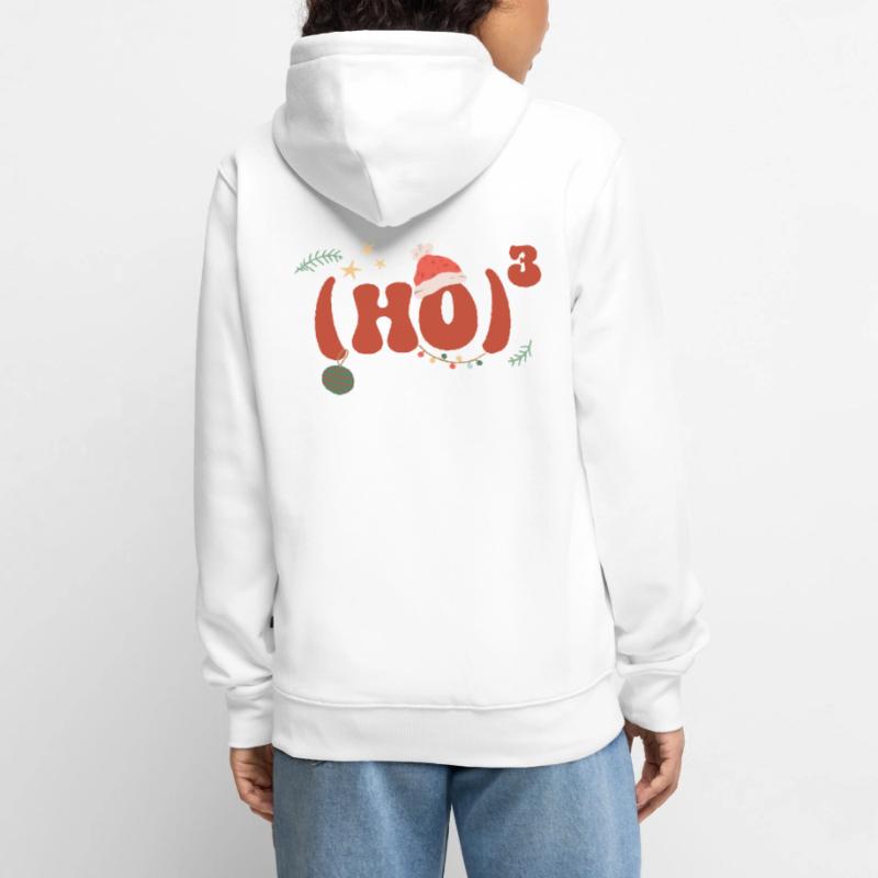 Christmas Math Hohoho Math Formula Math Unisex Premium Organic Zip Hoodie