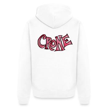 Roter Bogen der Hexen-Glyphen - Unisex Premium Bio Zip Hoodie - Weiß - Hinten - Thijin (182cm)