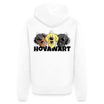 Hovawart Team - Veste à capuche bio Premium Unisexe - blanc - Dos - Thijin (182cm)