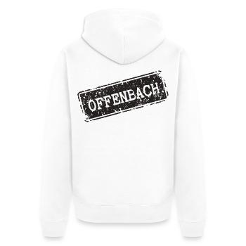 Offenbach Music Festival Design - Unisex Premium Organic Zip Hoodie - white - Back - Thijin (182cm)