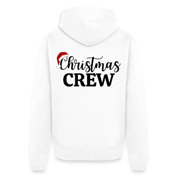 CHRISTMAS CREW - Unisex Premium Organic Zip Hoodie - white - Back - Thijin (182cm)