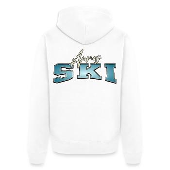 Après-ski - Veste à capuche bio Premium Unisexe - blanc - Dos - Thijin (182cm)