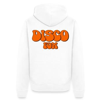 Disco Fox Tanz Tänzer Discothek Discofox tanzen - Unisex Premium Bio Zip Hoodie - Weiß - Hinten - Thijin (182cm)