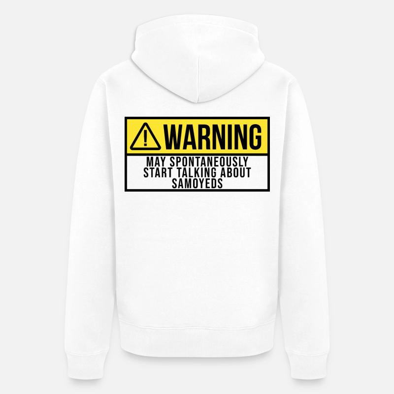 Samoyed - Veste à capuche bio Premium Unisexe - blanc