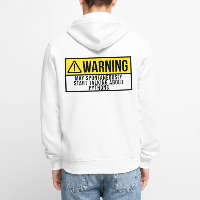 python Veste à capuche bio Premium Unisexe