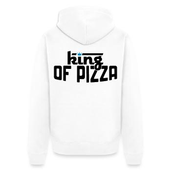 La pizza - Veste à capuche bio Premium Unisexe - blanc - Dos - Thijin (182cm)