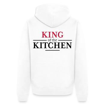 Roi de la cuisine - Veste à capuche bio Premium Unisexe - blanc - Dos - Thijin (182cm)
