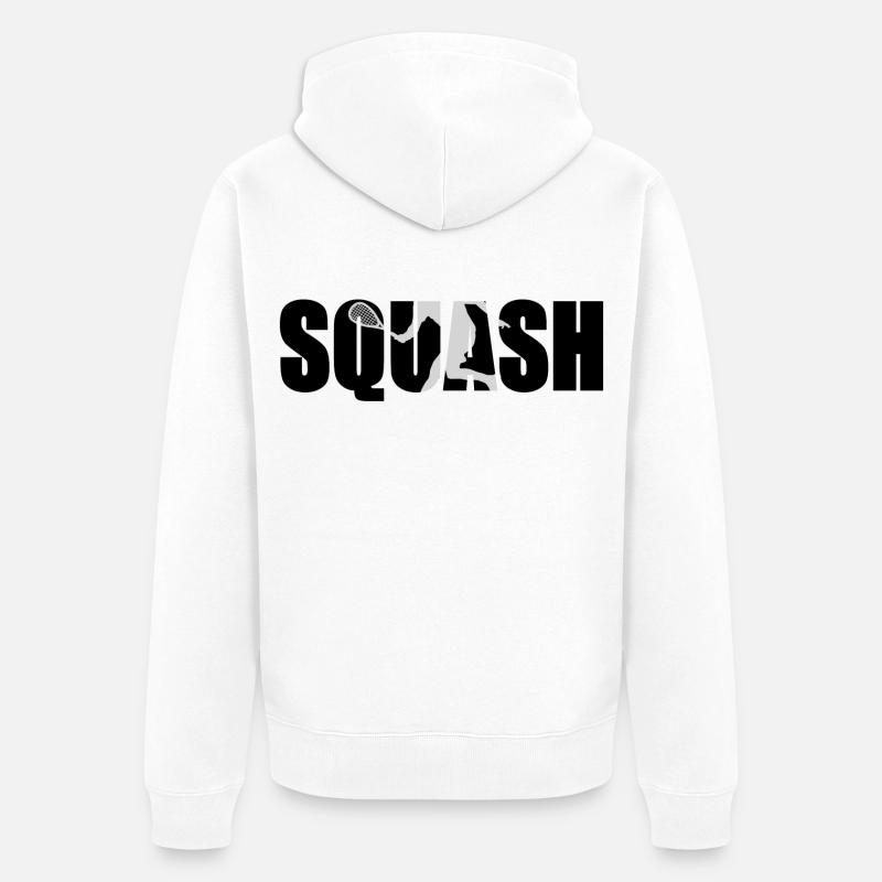 Squash - Veste à capuche bio Premium Unisexe - blanc