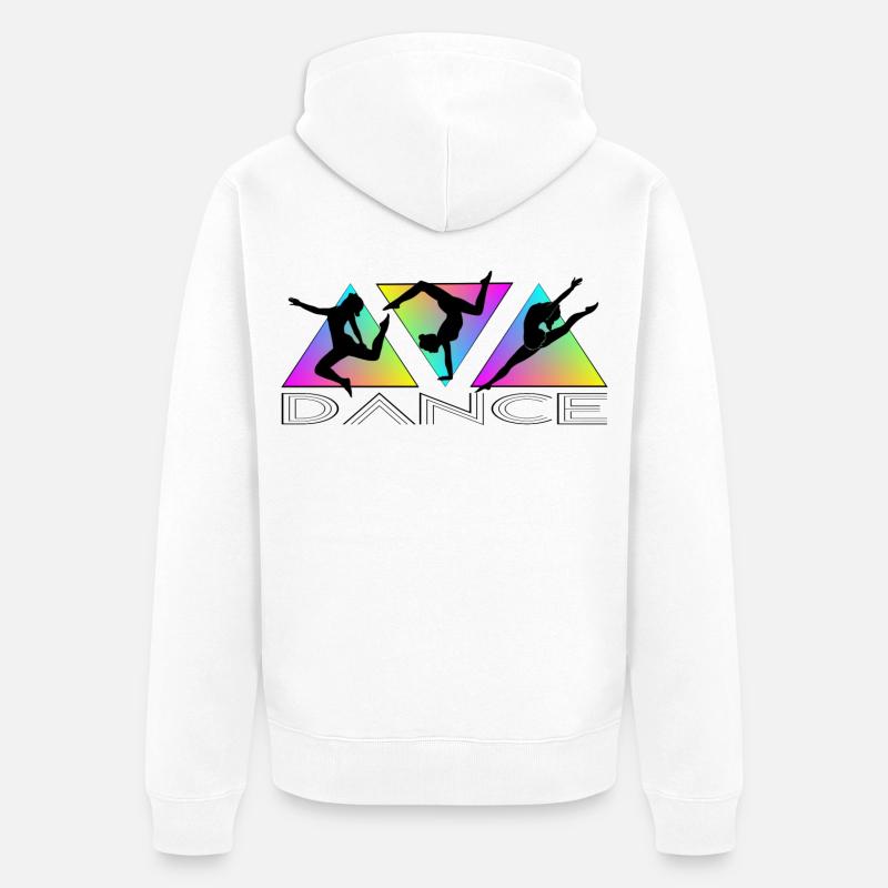 Danser - Veste à capuche bio Premium Unisexe - blanc